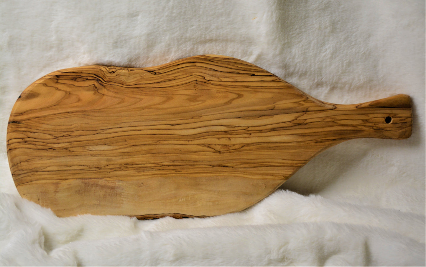 Olive Wood Handled Cutting Board Blank - 6.5" x 11.5"