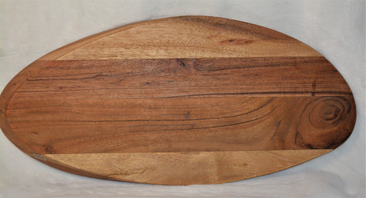 Oval Cutting Board Blank - 19.5" x 9.25"