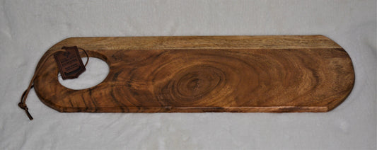 Handled Wood Cutting Board Blank - 14.25" x 6"