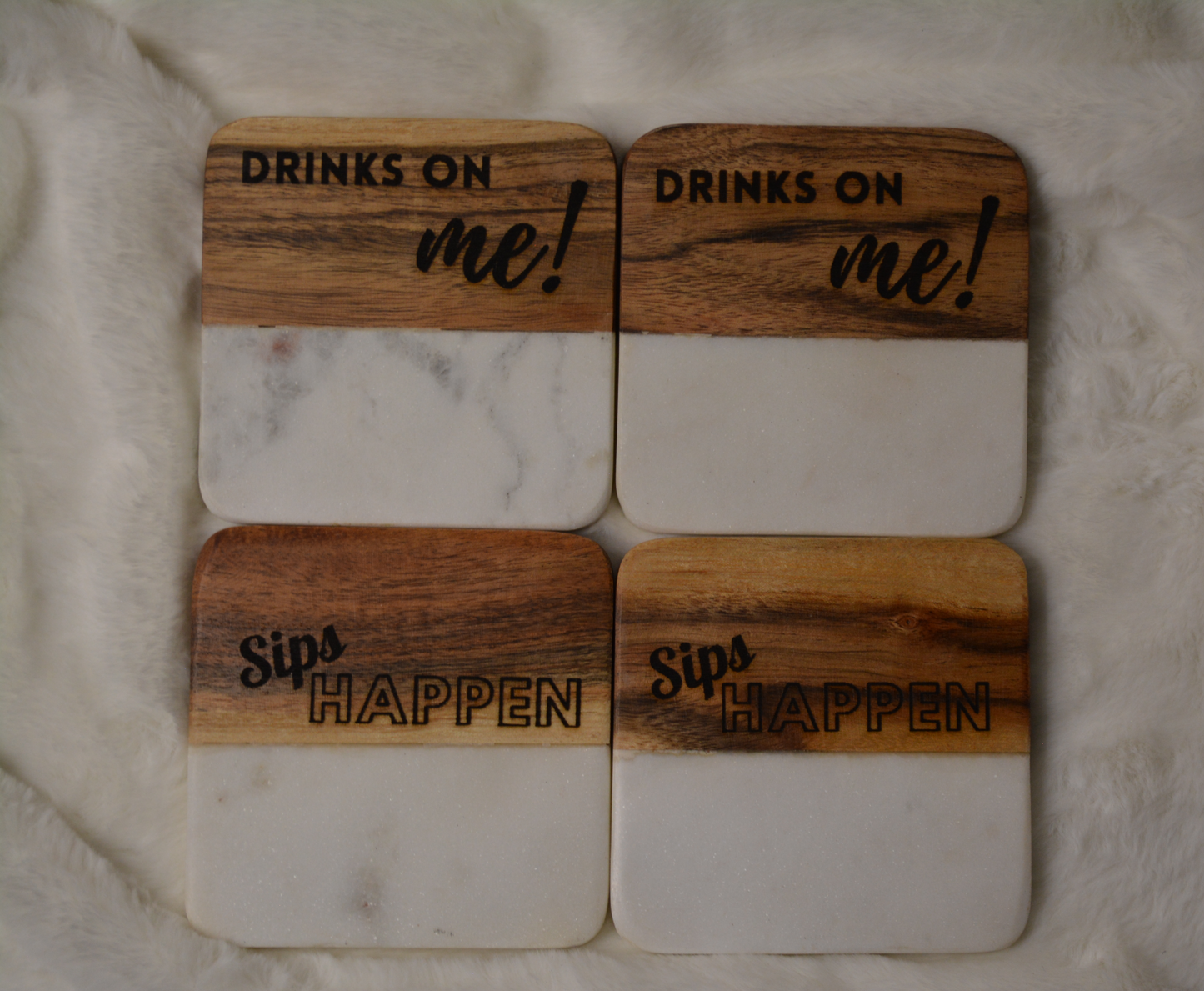 Wood & Marble Coasters